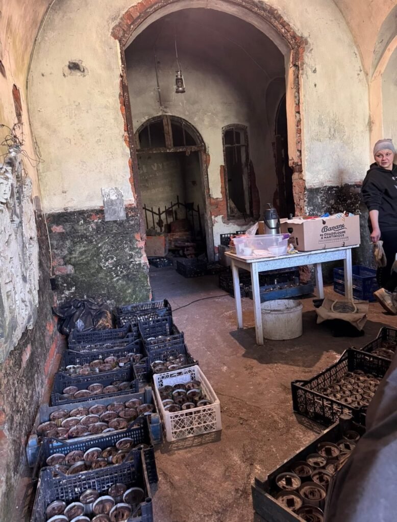 Making off trench candles