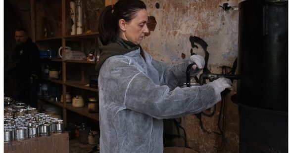 Apkasų žvakių gamyba