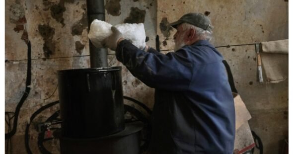 Apkasų žvakių gamyba