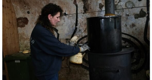 Apkasų žvakių gamyba