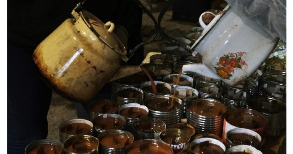 Apkasų žvakių gamyba