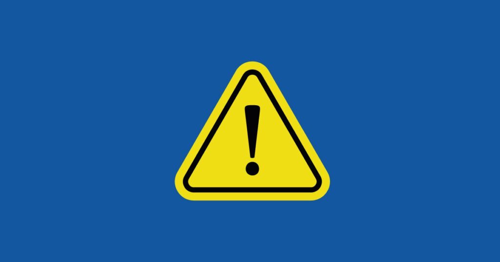 Emergency exclamation mark